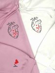 Bluza dla par z haftem serca_1