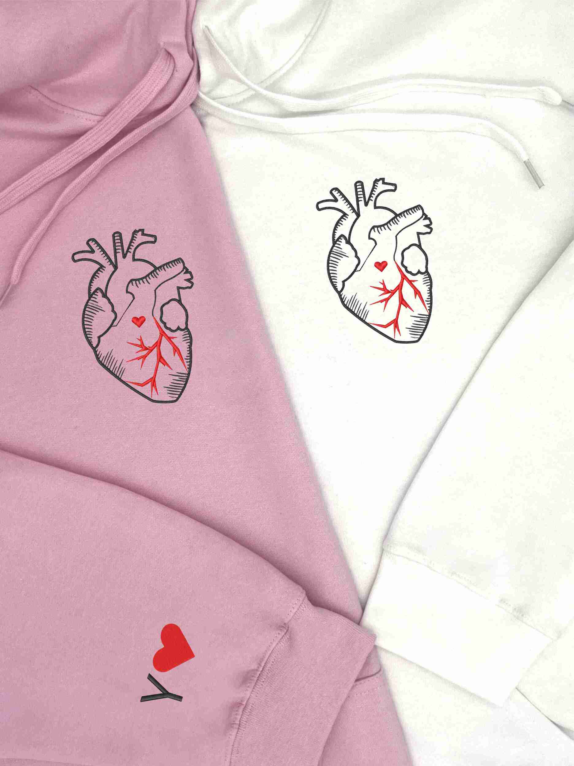 Bluza dla par z haftem serca_1