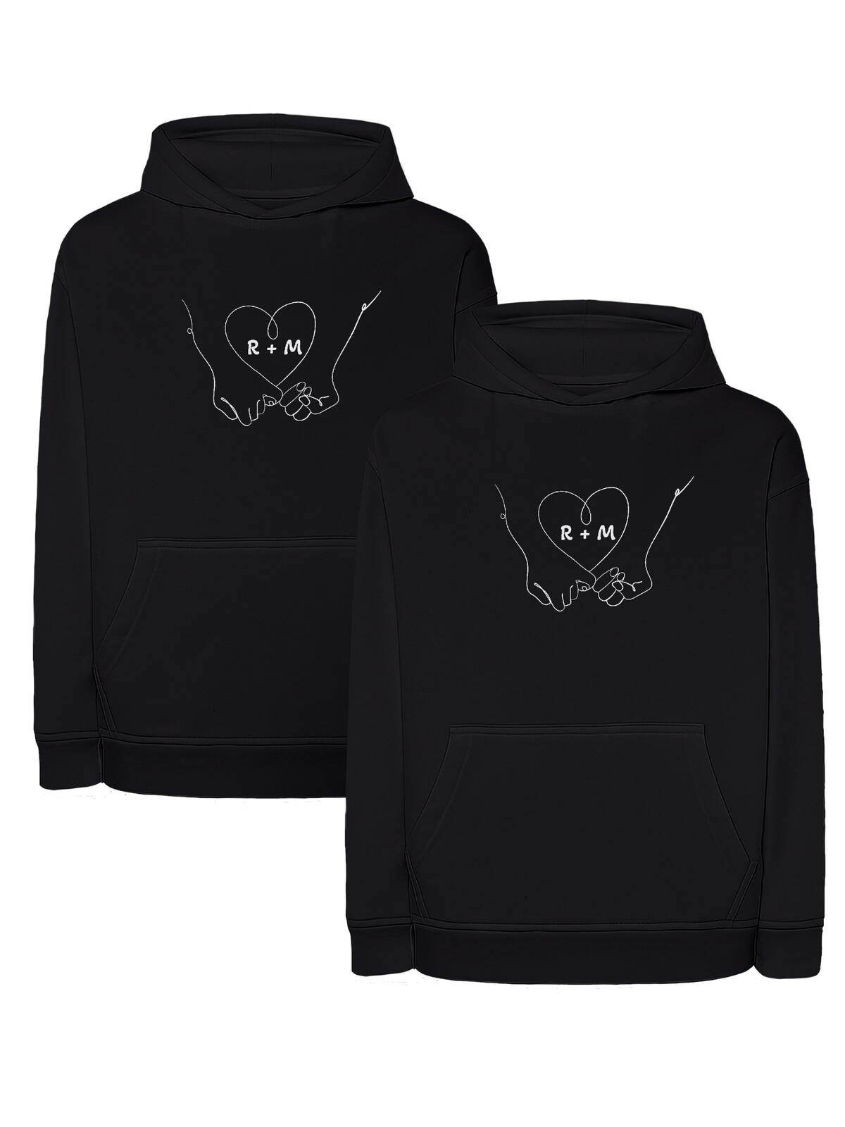 Bluzy z inicjałami dla niej i niego-1