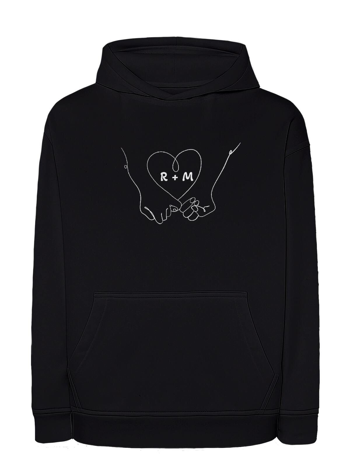 Bluzy z inicjałami dla niej i niego-2