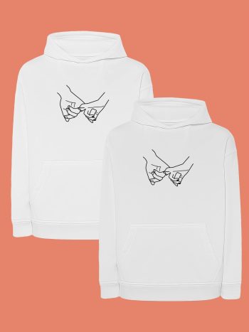 Zestaw bluz dla zakochanych – Łączące się dłonie